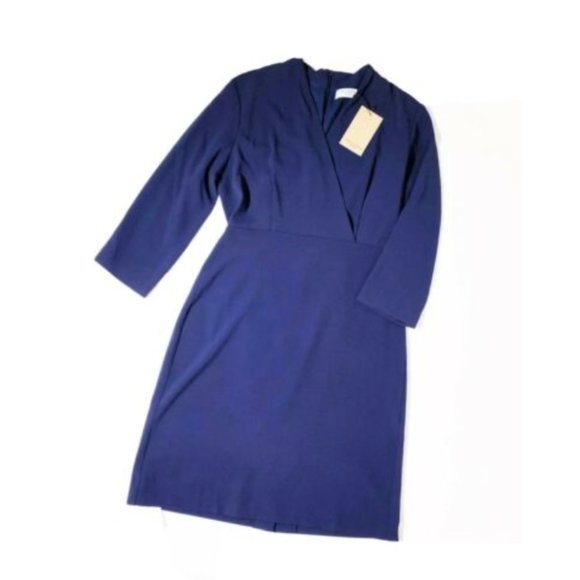 NEW MM Lafleur Niko 2.0 Dress in Deep Indigo - Picture 2 of 13